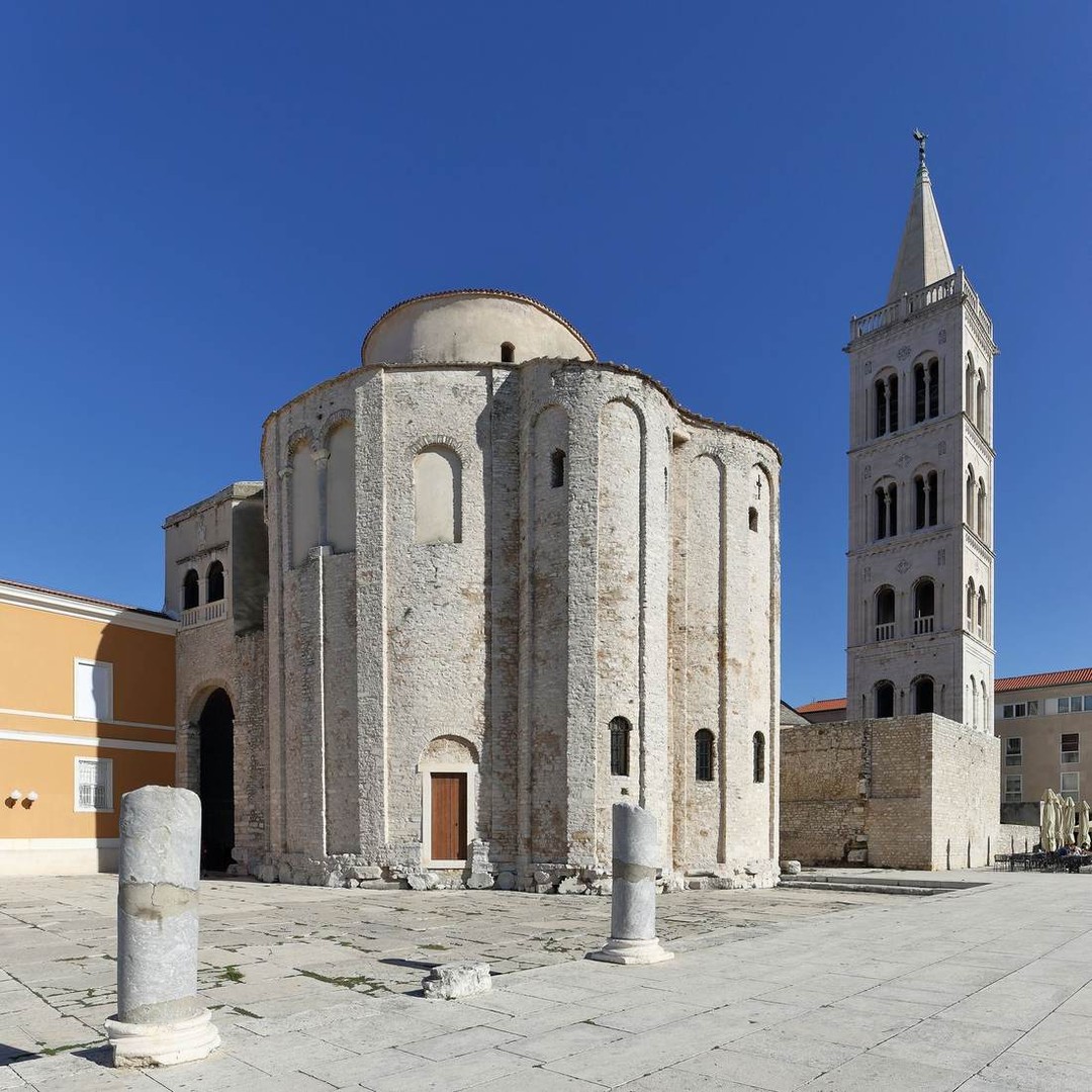 כנסיית St. Donatus ומגדל הפעמונים ב-Zadar